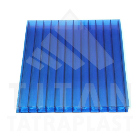 Dutinkový polykarbonát 10mm 3W - Modrá