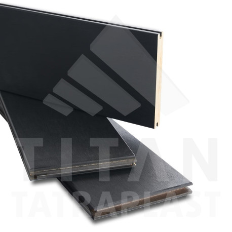 Bamboo carbon black 155x20mm 1860mm