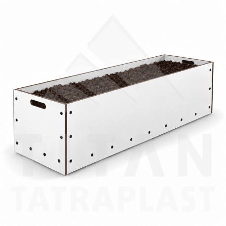 HPL kvetináč s dnom – 1000 × 400 × 400 mm (d × š × v)