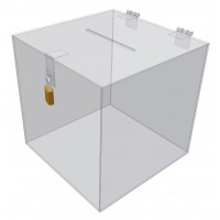 Box, urna z plexiskla TITAN, číra - 3mm