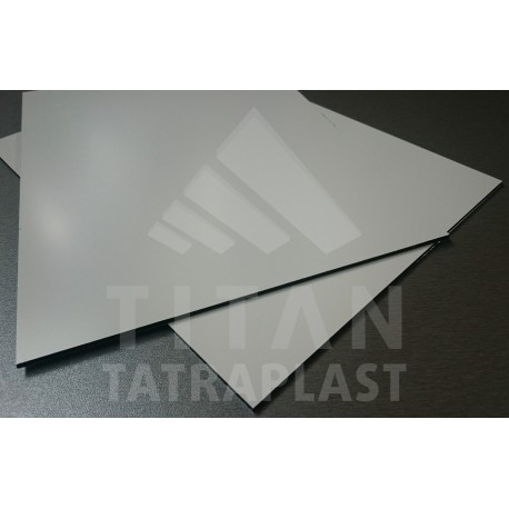 Kompozitný panel 3/0,21x1500x3050mm, biela matná/primer