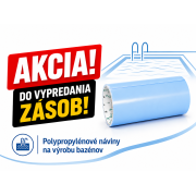 Polypropylénové náviny na výrobu bazénov